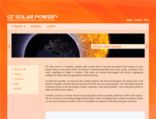 Tablet Screenshot of gtsolarpower.com